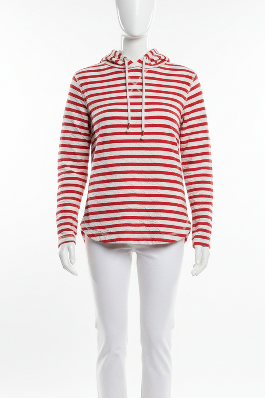 Eddie Bauer Striped Hooded Shirt