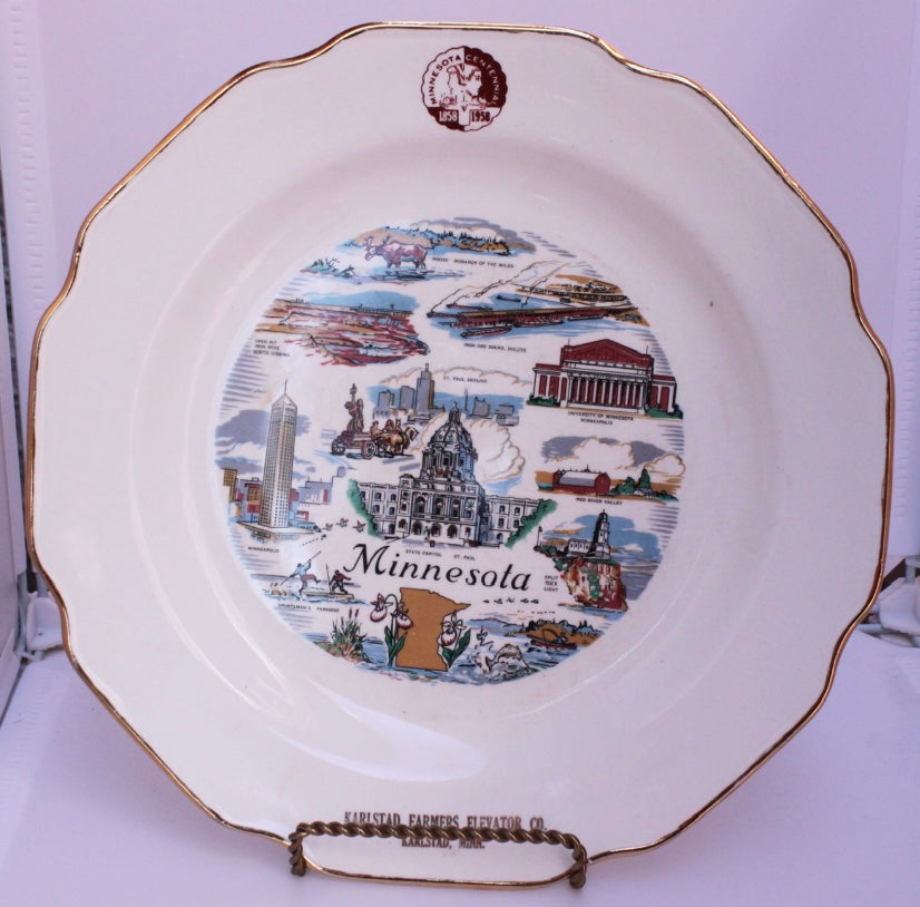 Collectible Minnesota Plate