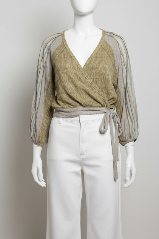 Hummingbird long sleeve blouse
