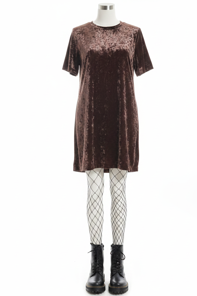 Velvet Bronze Dress