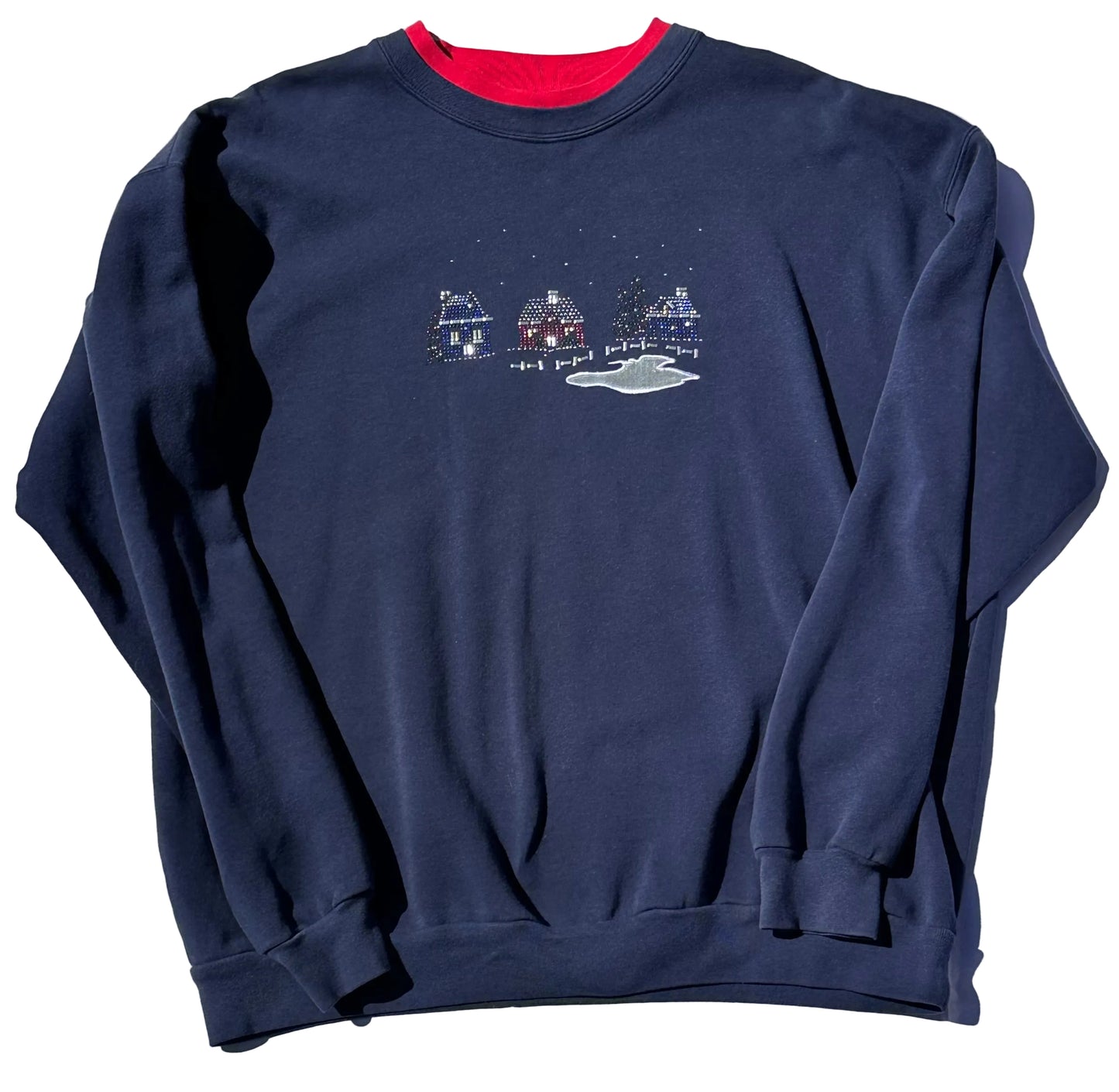 Bejeweled Winter Scene Sweatshirt