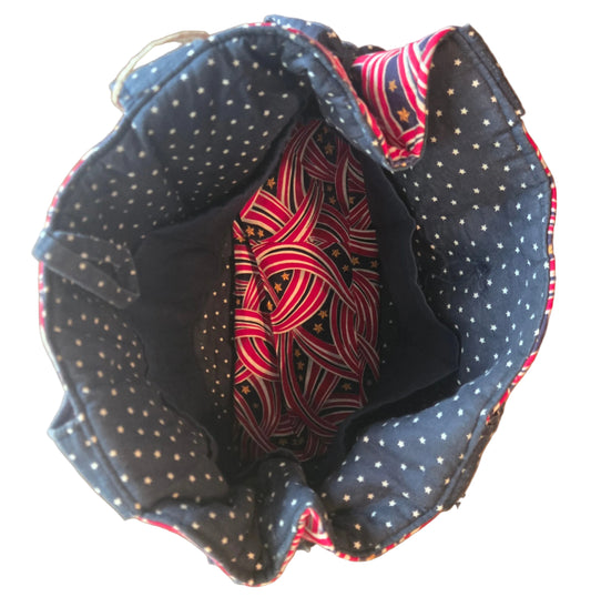 Cutie Quilted Flag Bag