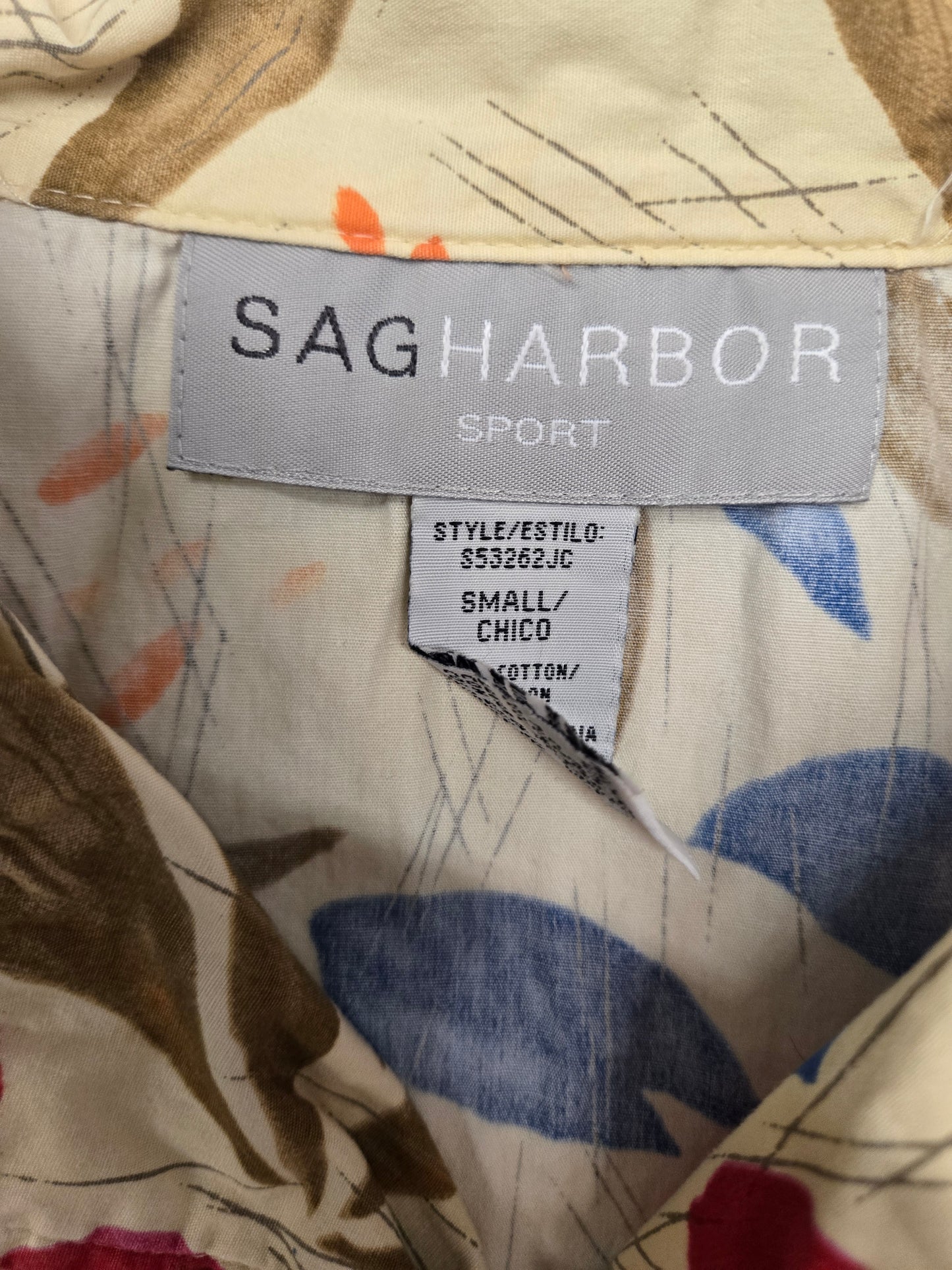 SAG Harbor Floral Buttondown