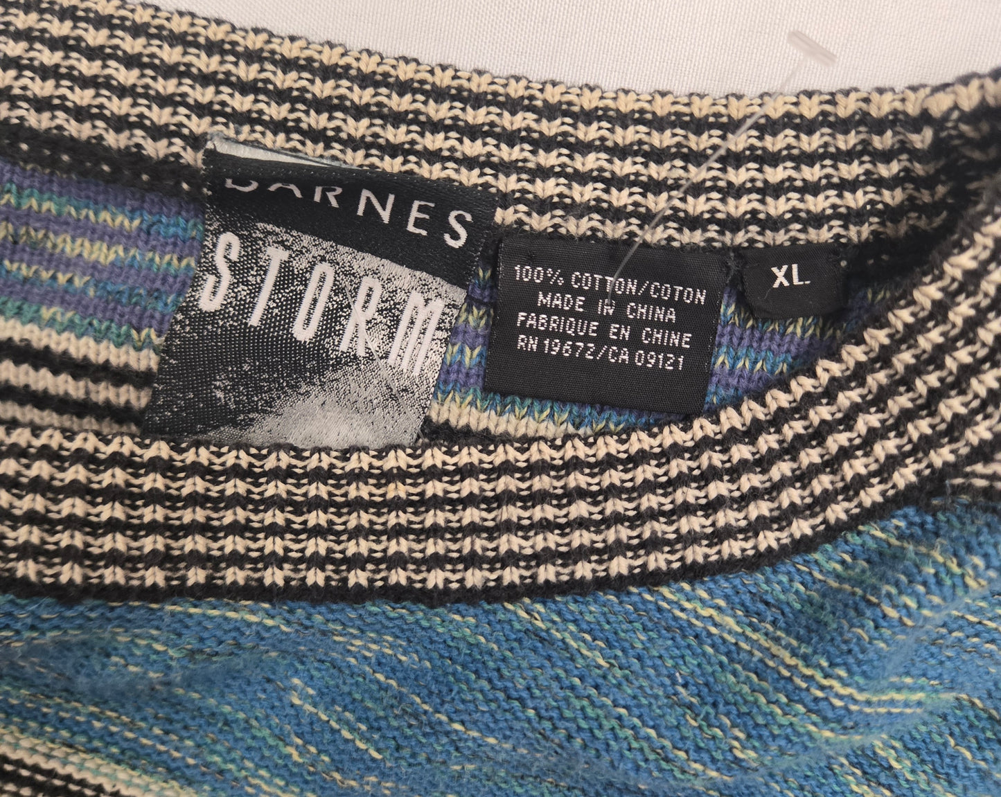 Blue Green Crewneck Sweater