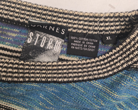 Blue Green Crewneck Sweater