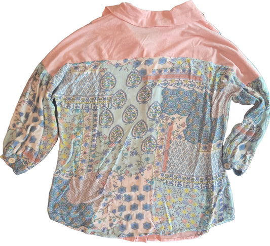 Mixed Media Blouse