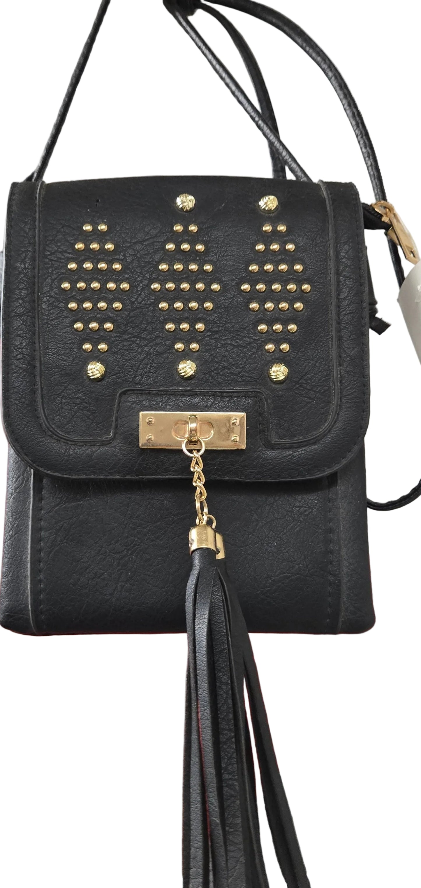 Black Studded Crossbody