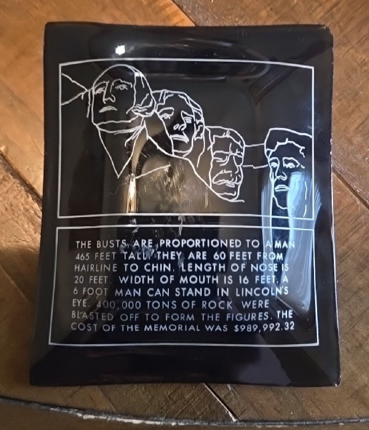 Commemorative Mt Rushmore Plate