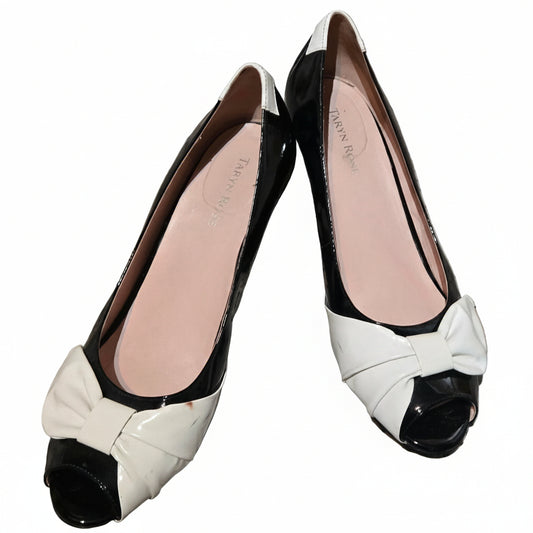 B&W Bow Shoes