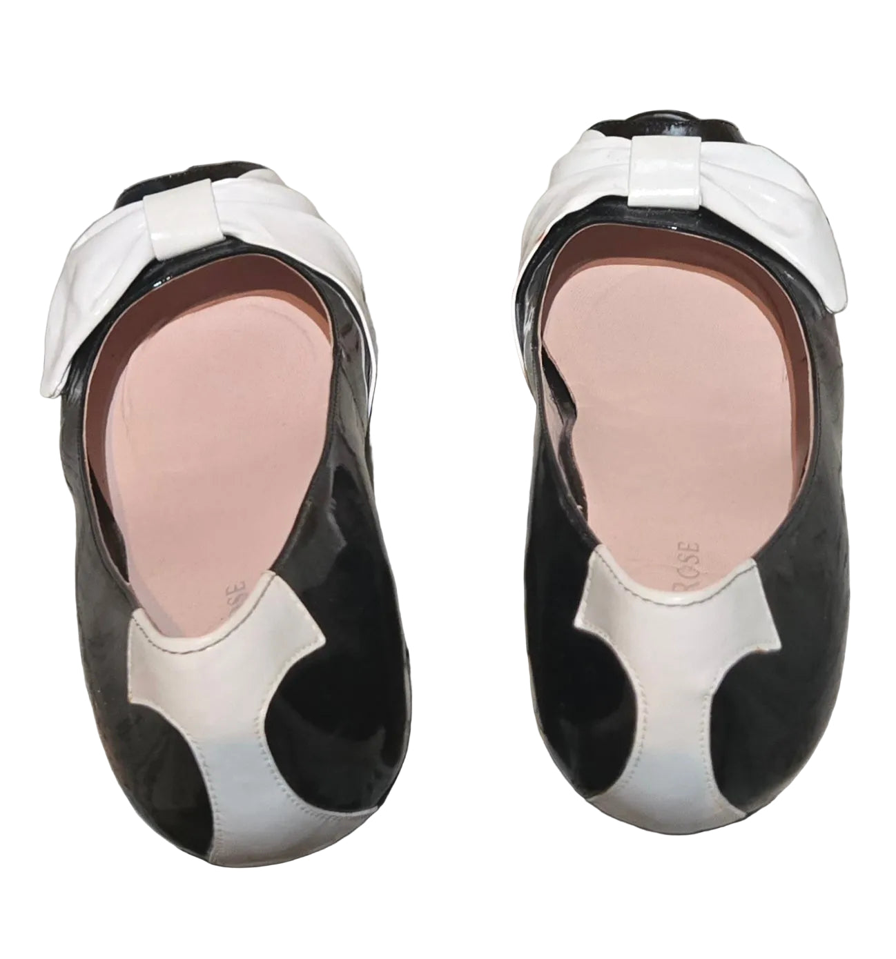 B&W Bow Shoes