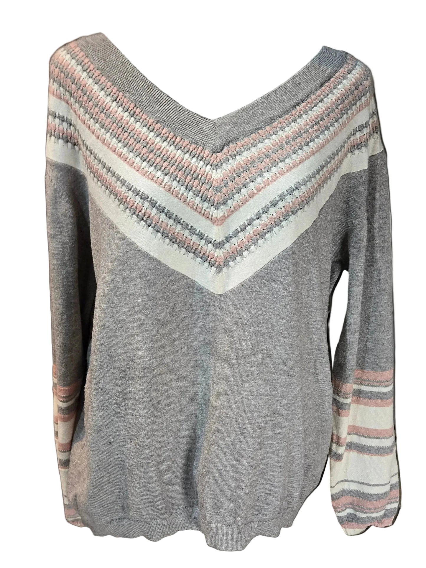 Wide V Neck Sweater