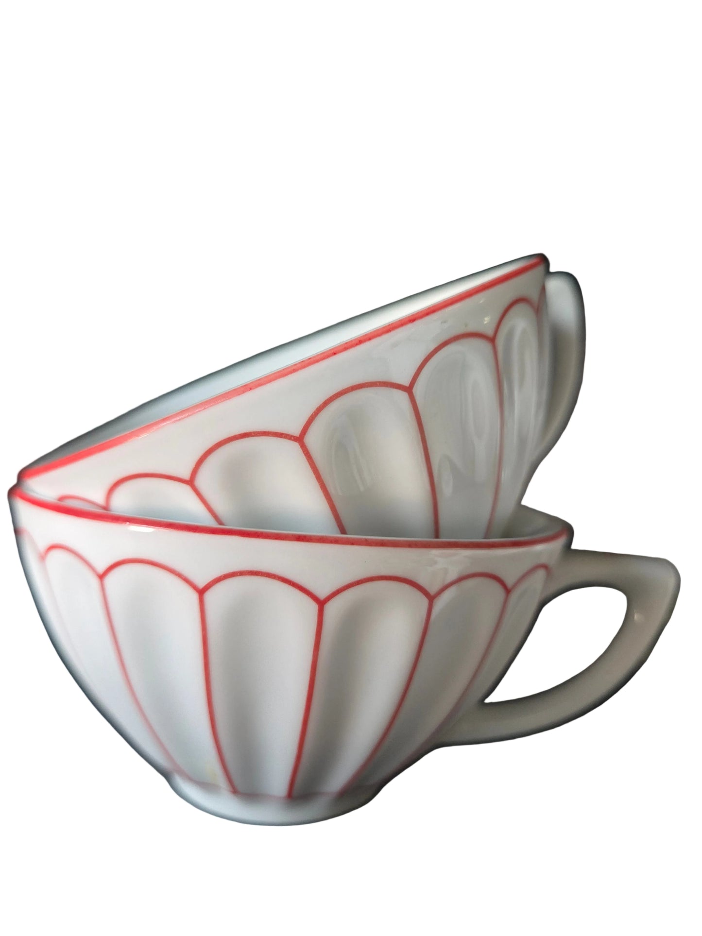 Red & White Tea for Two Cups
