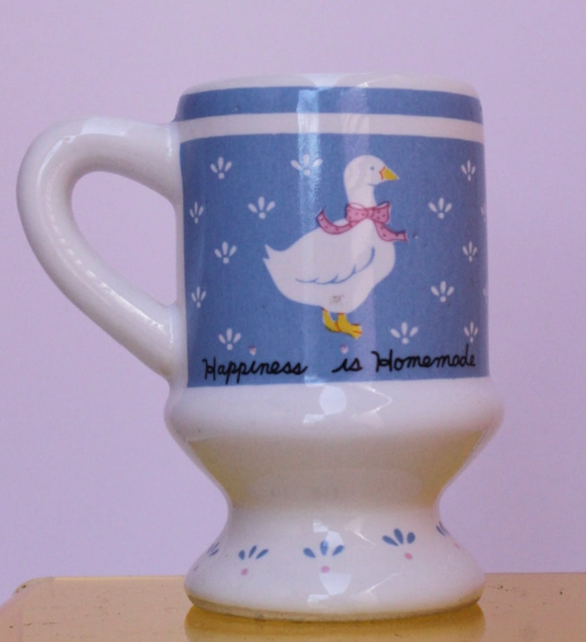 Country Goose Ceramic Toothpick Holder