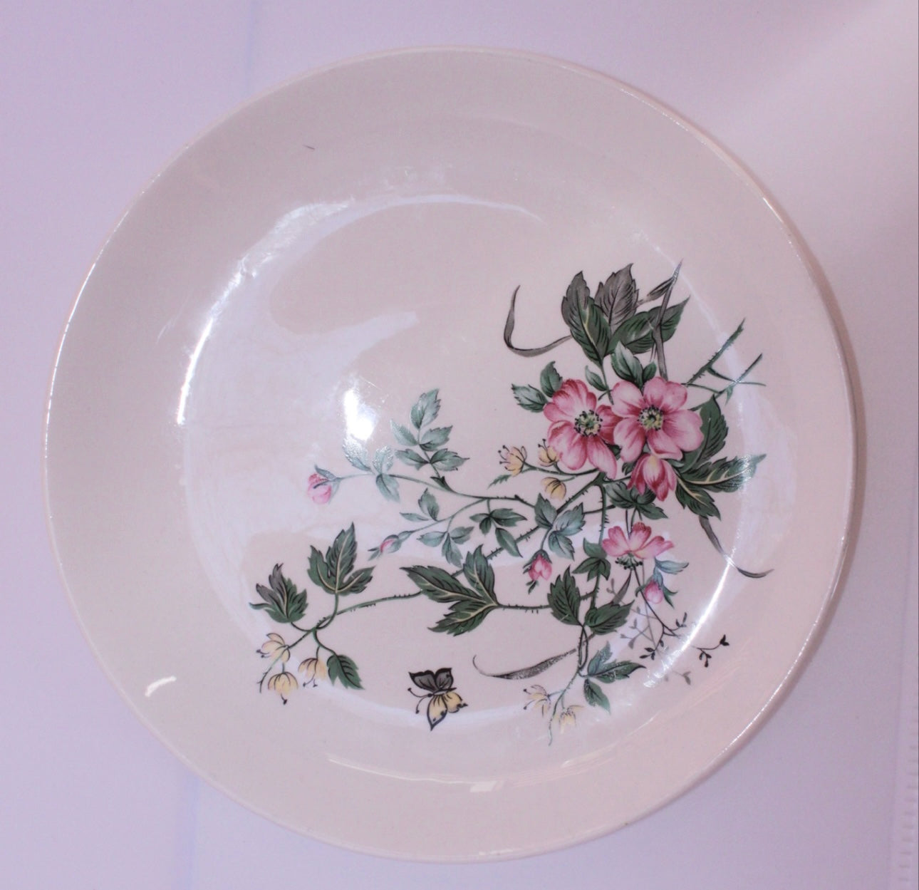 Floral Vintage Dinner Plate