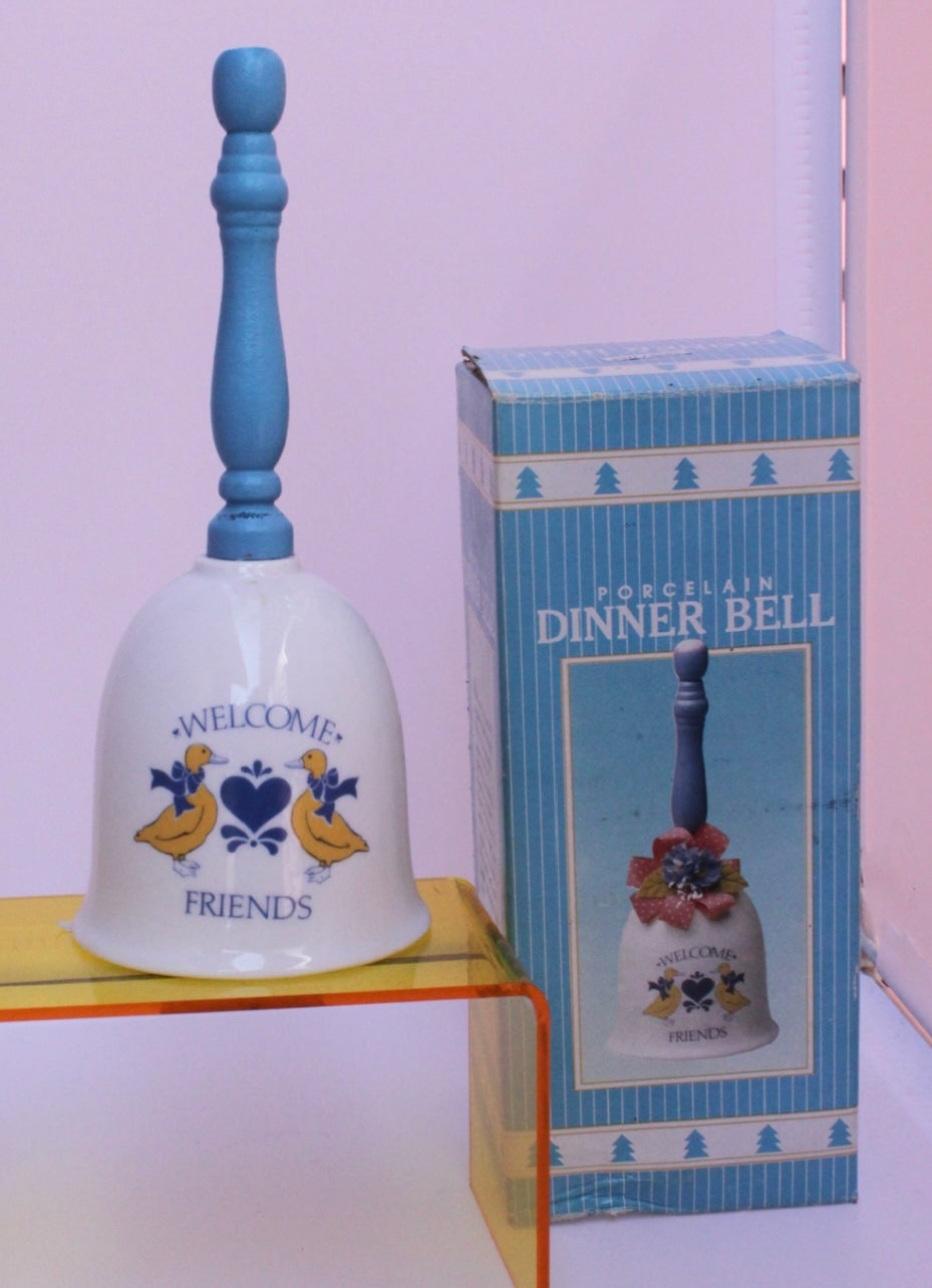 Welcome Friends Dinner Bell