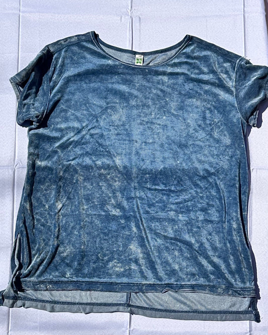 Soft Blue Tunic Top