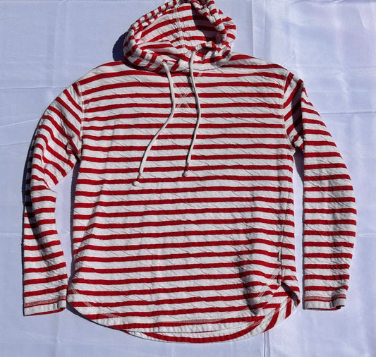 Eddie Bauer Striped Hooded Shirt