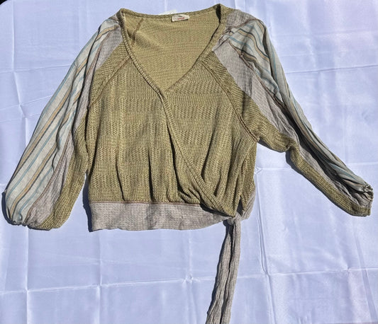 Hummingbird long sleeve blouse
