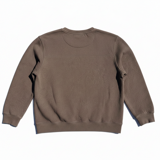 Brown Crew Sweatshirt