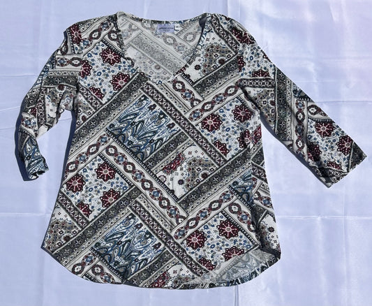 Patchwork Print Tunic