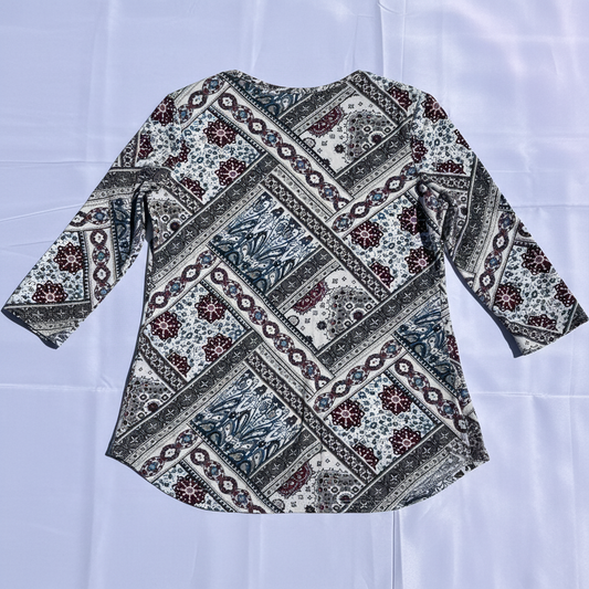 Patchwork Print Tunic