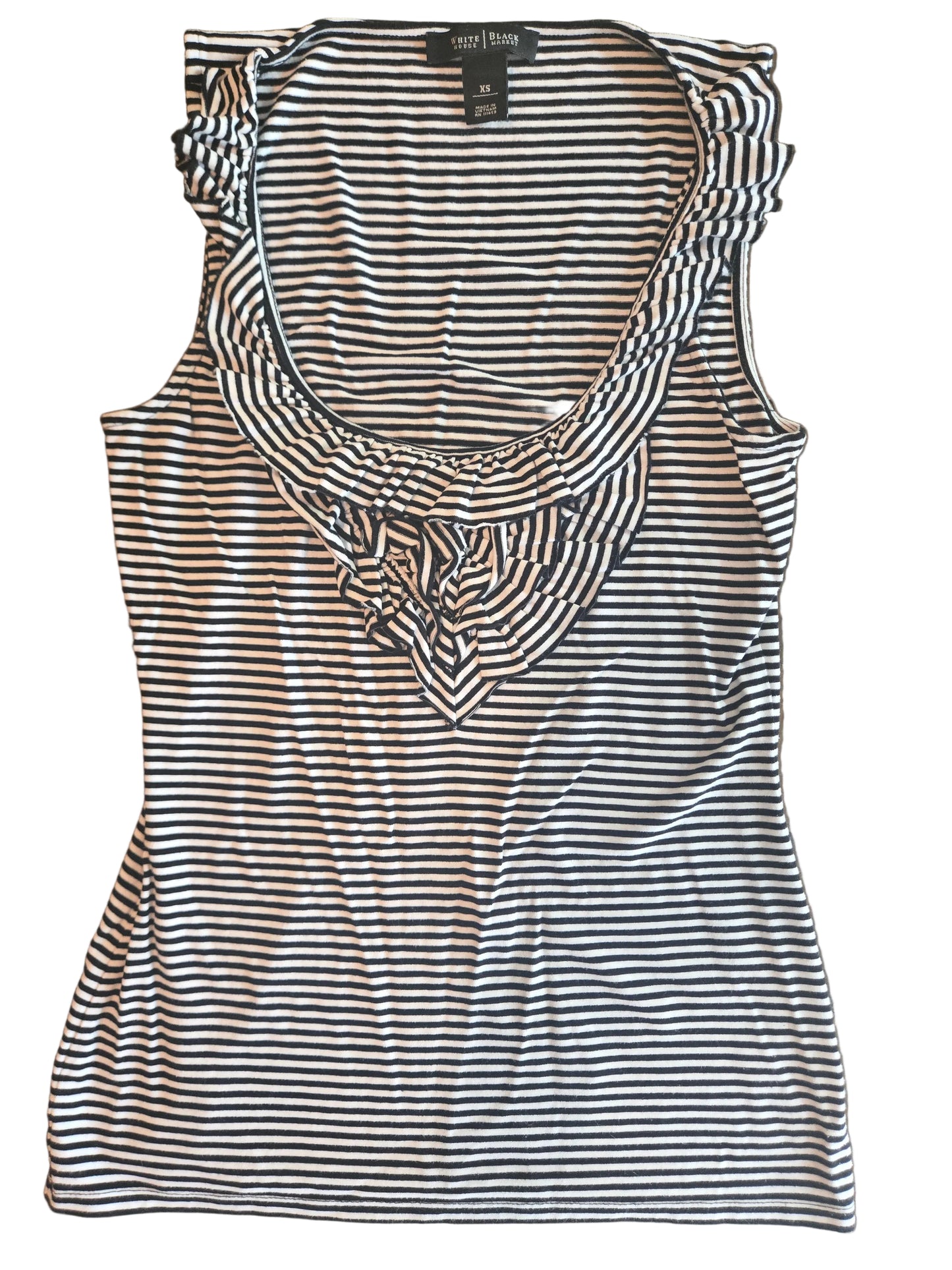 WHBM Stripes and Ruffles
