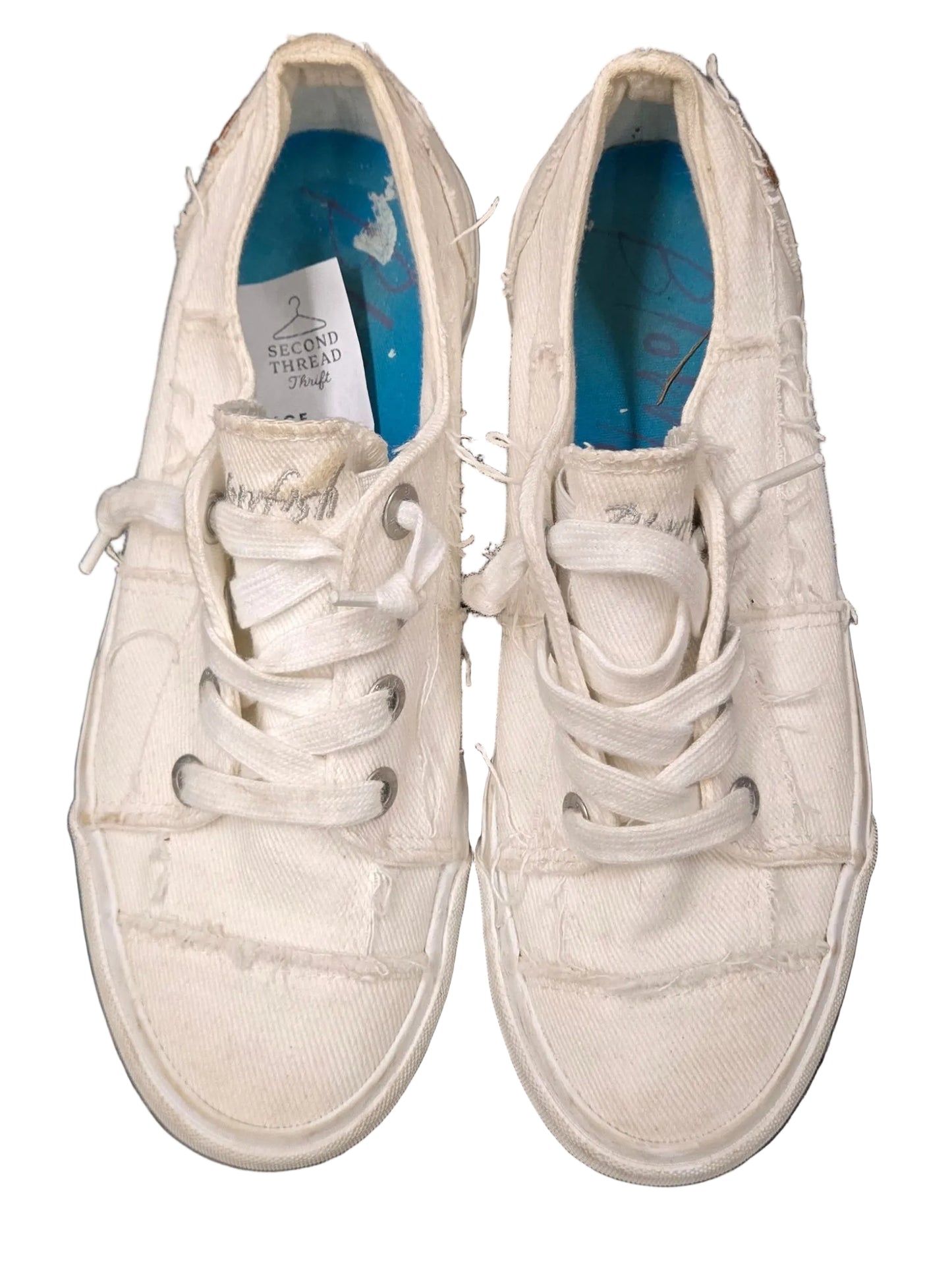 White Canvas Tennies