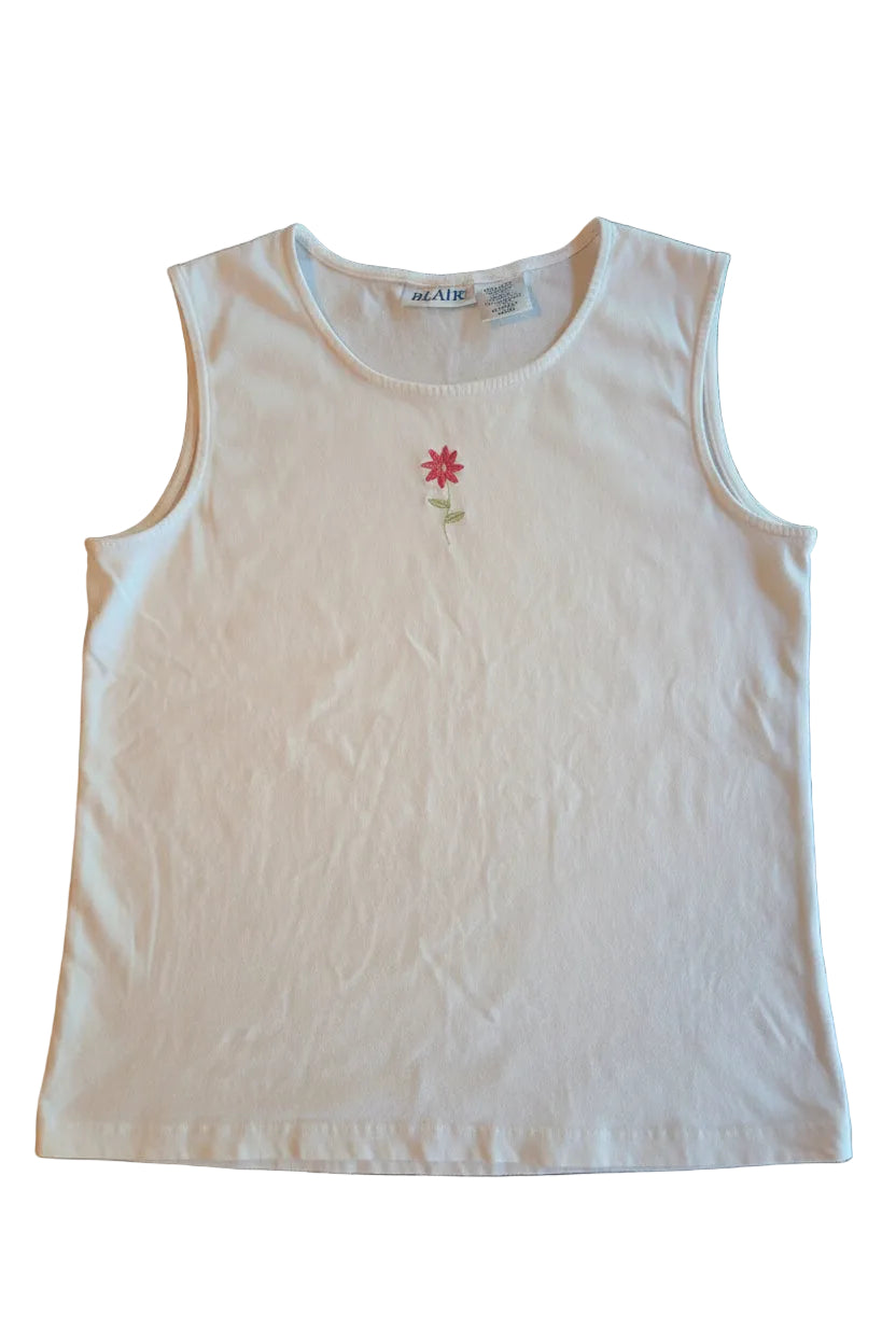 White Blair Tank Top