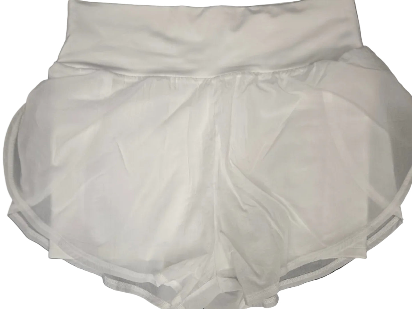 White Active Shorts