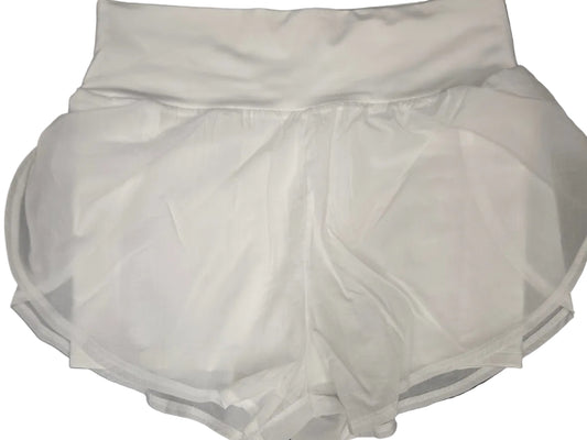 White Active Shorts