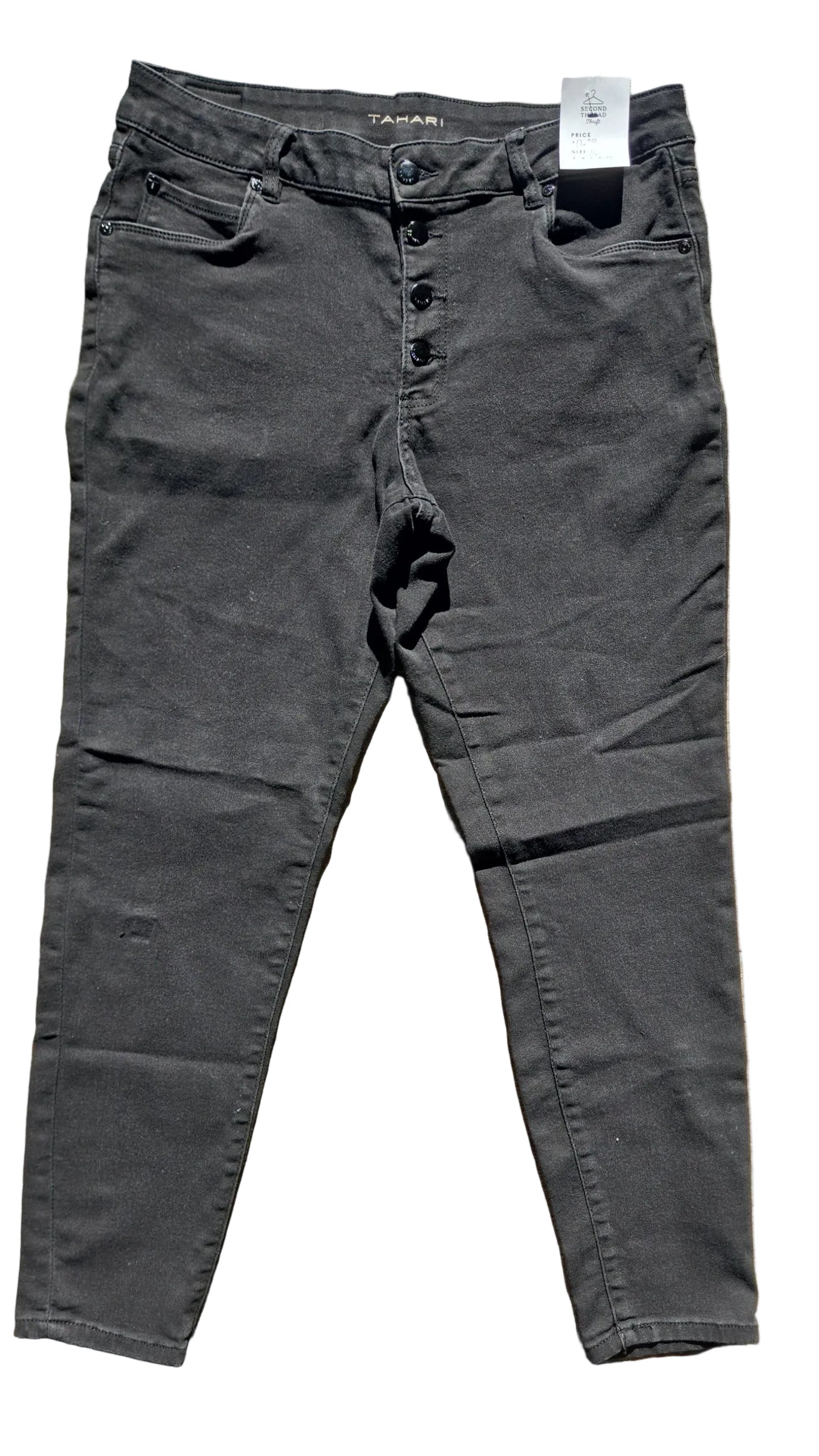 Black Tahari Skinny Jeans