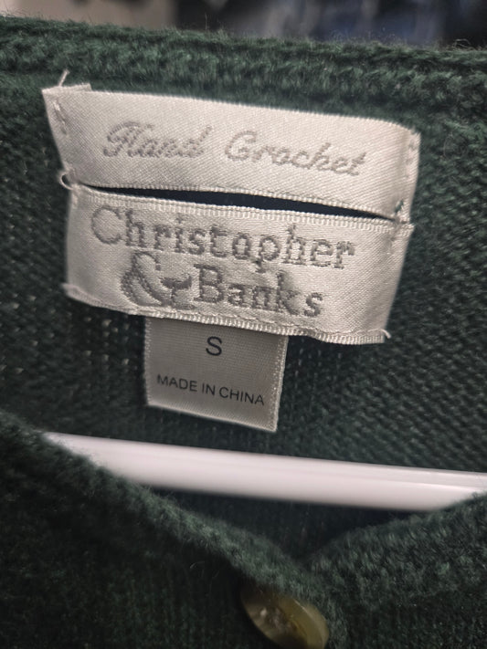 Green Snowman C & B Sweater