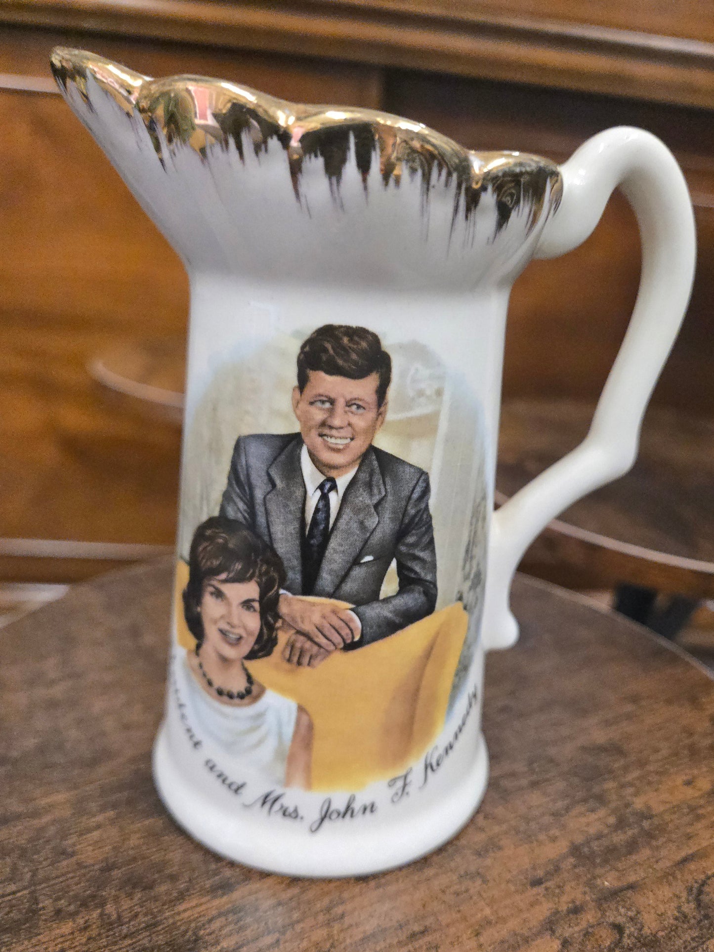 John and Jackie Small Cermaic Pitcher