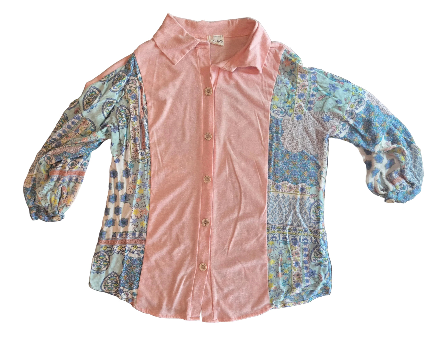 Mixed Media Blouse