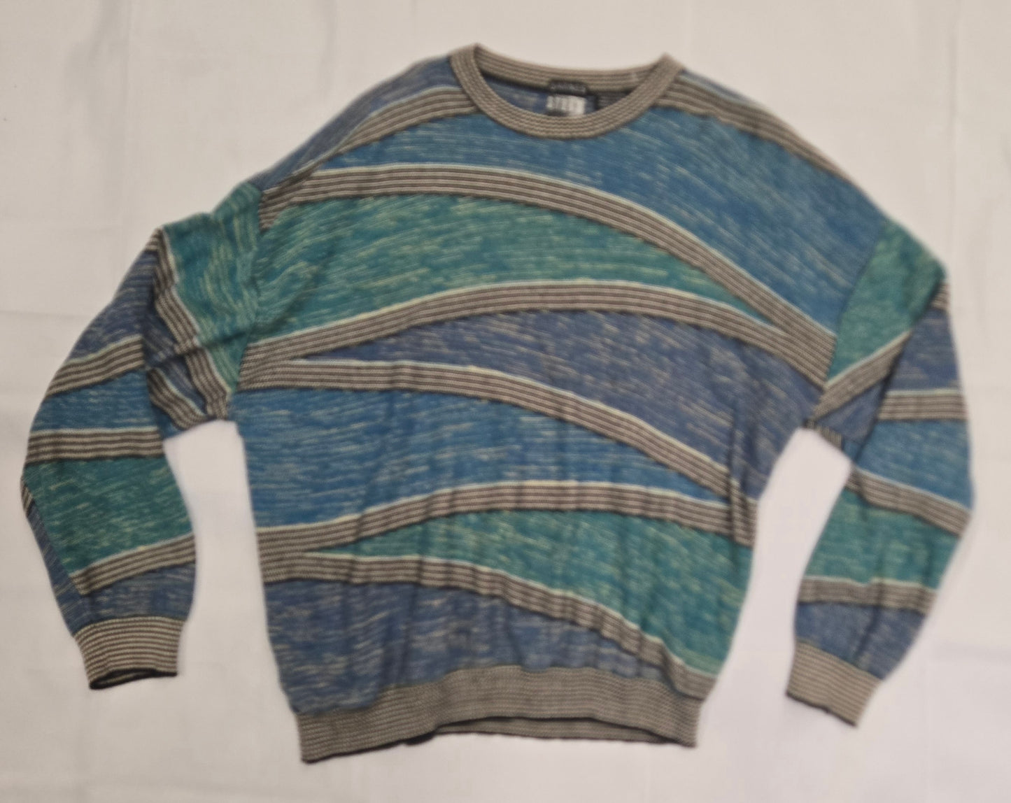 Blue Green Crewneck Sweater