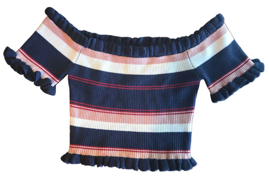 Off the Shoulder Crop Top