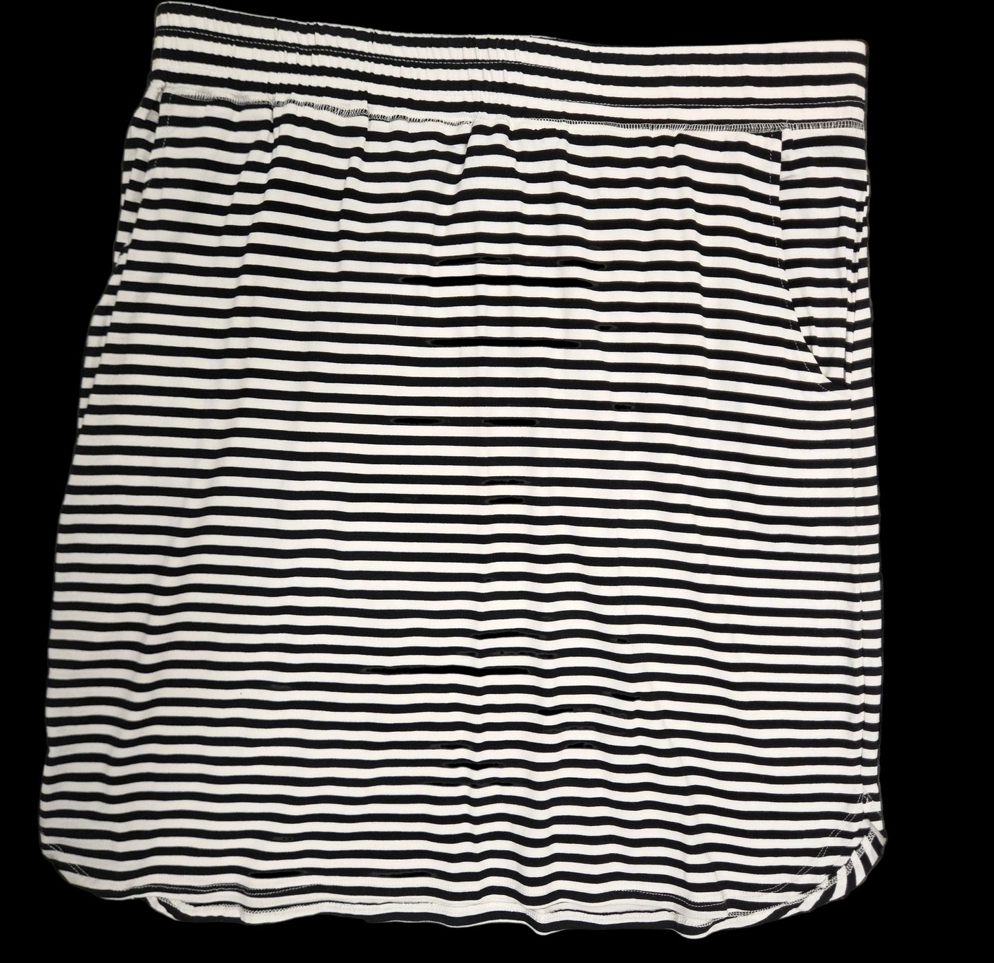 Striped with Pockets Skirt