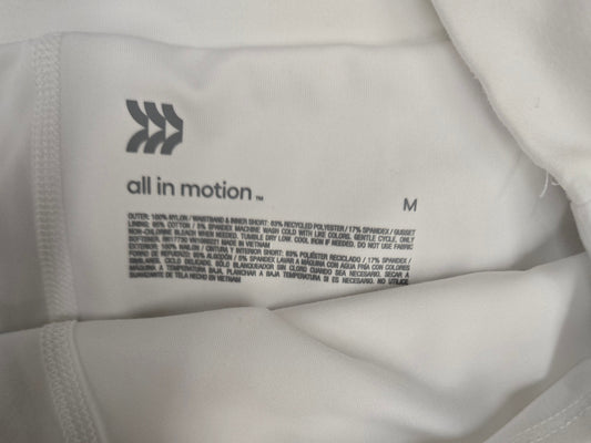 White Active Shorts